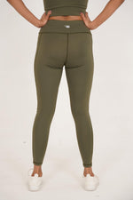 Ladies' Seamless Leggings - Olive - GYMRUN Activewear
