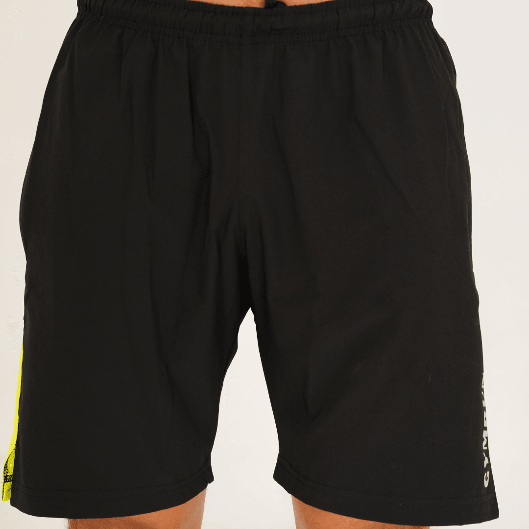 Men's Workout Shorts-Black - GYMRUN Activewear