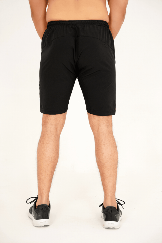 Men's Workout Shorts-Black - GYMRUN Activewear