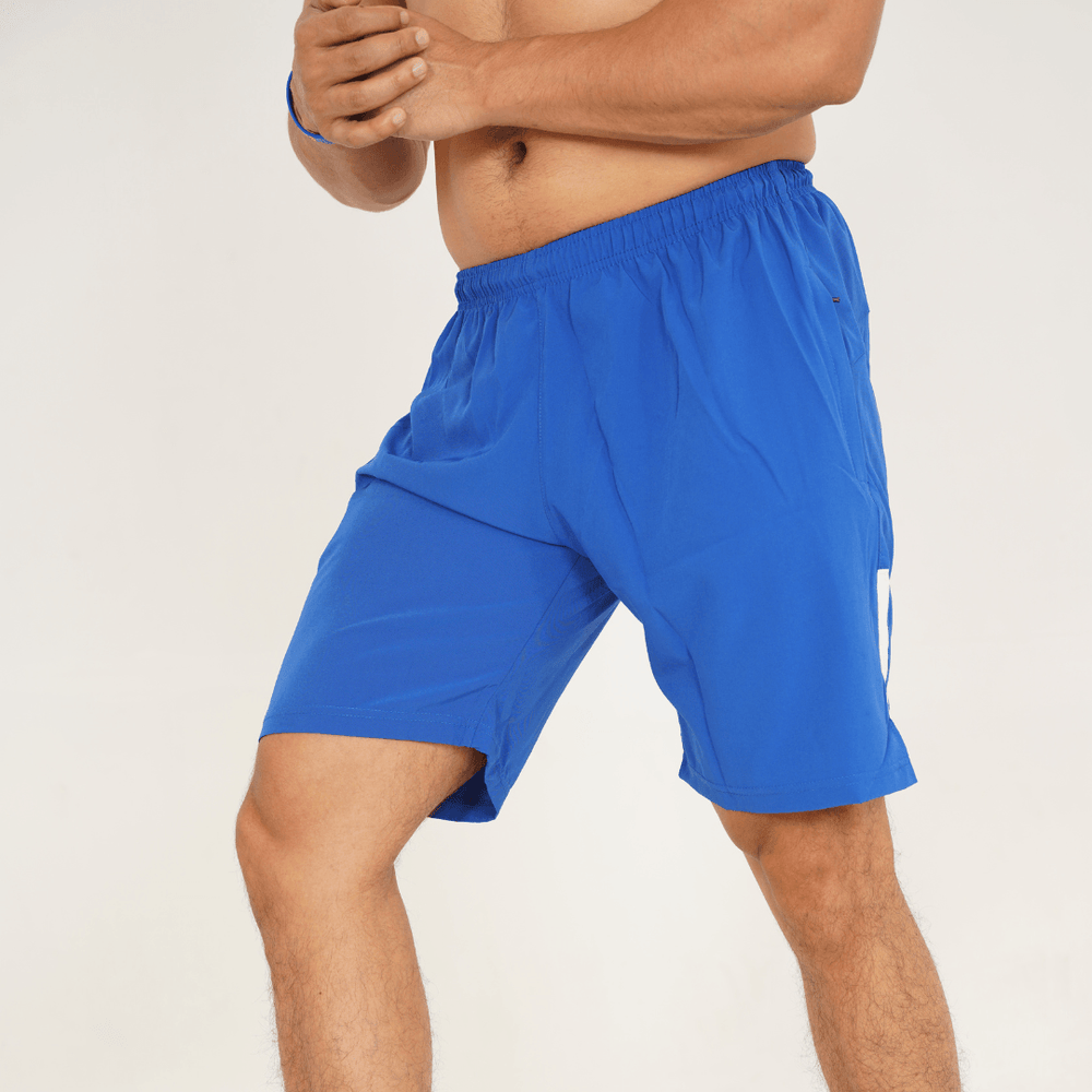 Men's Workout Shorts-Royal Blue - GYMRUN Activewear