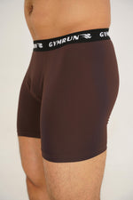 Performance Boxers - Brown - GYMRUN Activewear