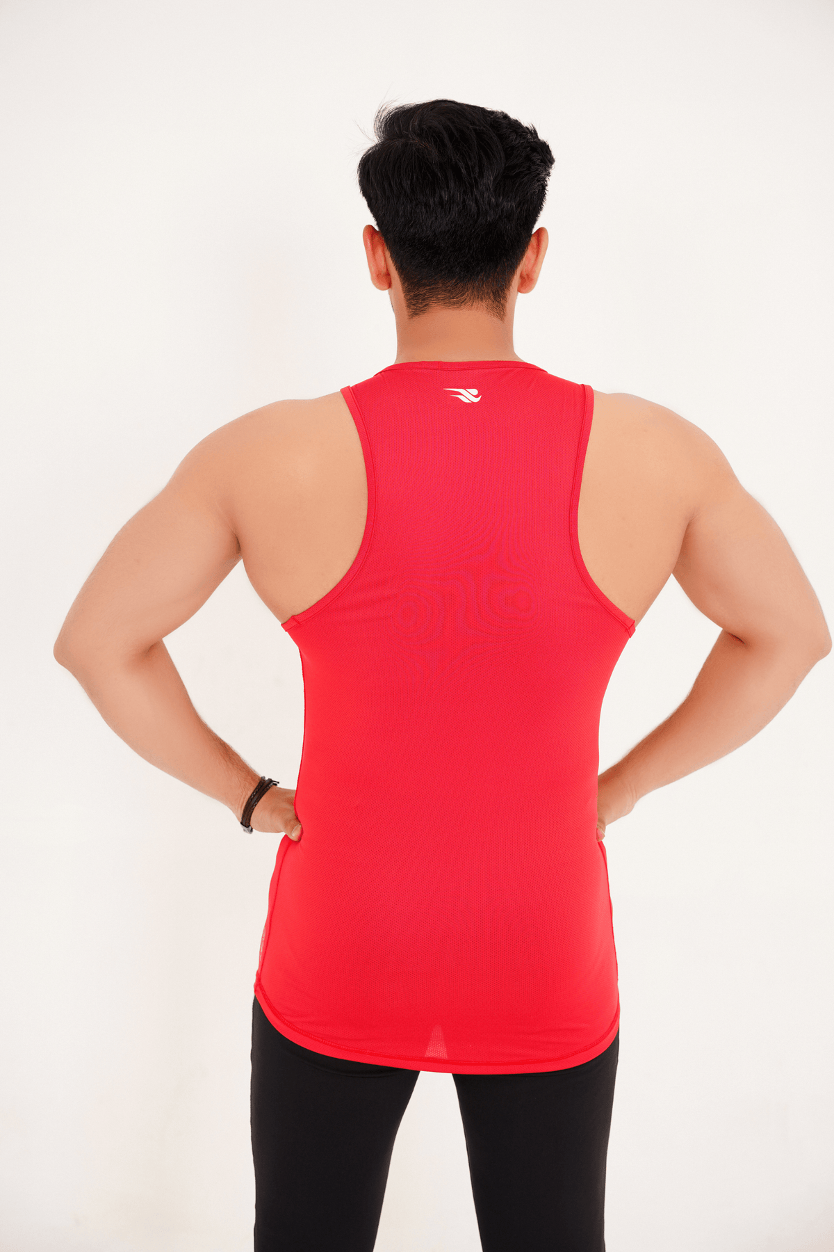 PerformanceFlex Men's Tank Top-Maroon - GYMRUN Activewear