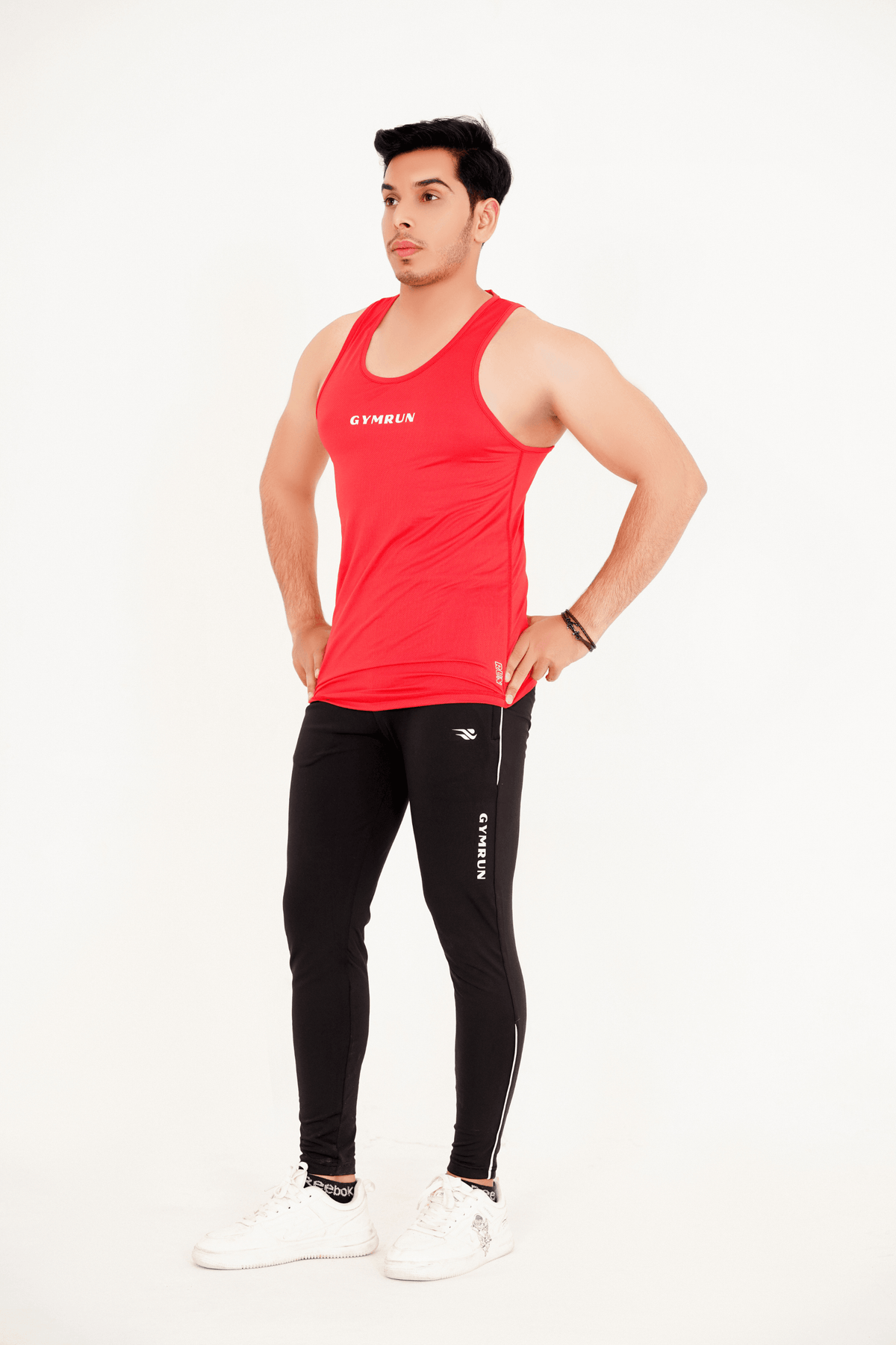 PerformanceFlex Men's Tank Top-Maroon - GYMRUN Activewear