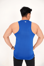 PerformanceFlex Men's Tank Top-Navy - GYMRUN Activewear