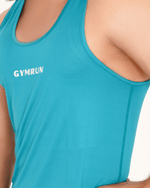 PerformanceFlex Men's Tank Top-Teal - GYMRUN Activewear