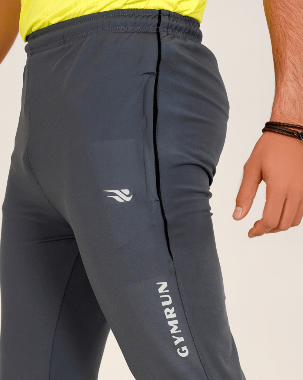 Pro-Fit Men's Performance Trousers-Grey - GYMRUN Activewear