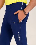 Pro-Fit Men's Performance Trousers-Navy - GYMRUN Activewear