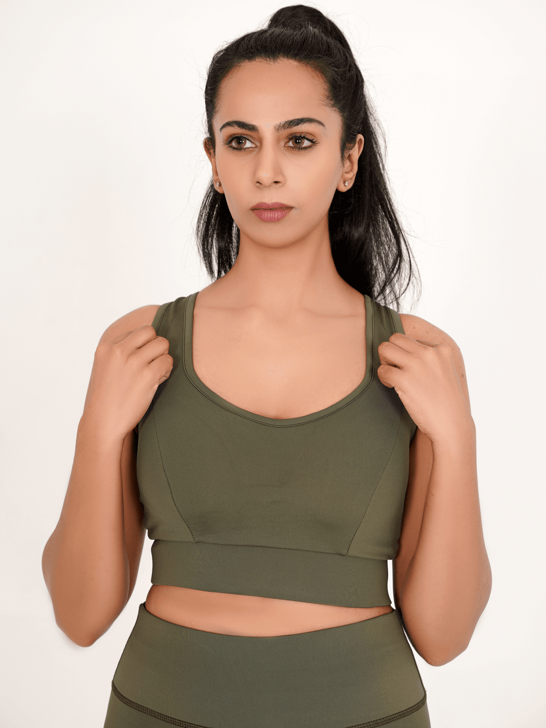 Pro-Fit Athletes Set - Olive (Sports Bra + Legging)