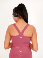Pro-Fit Padding Sports Bra - Tea Pink - GYMRUN Activewear