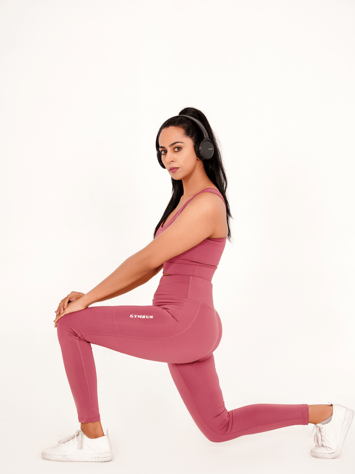 Pro-Fit Padding Sports Bra - Tea Pink - GYMRUN Activewear