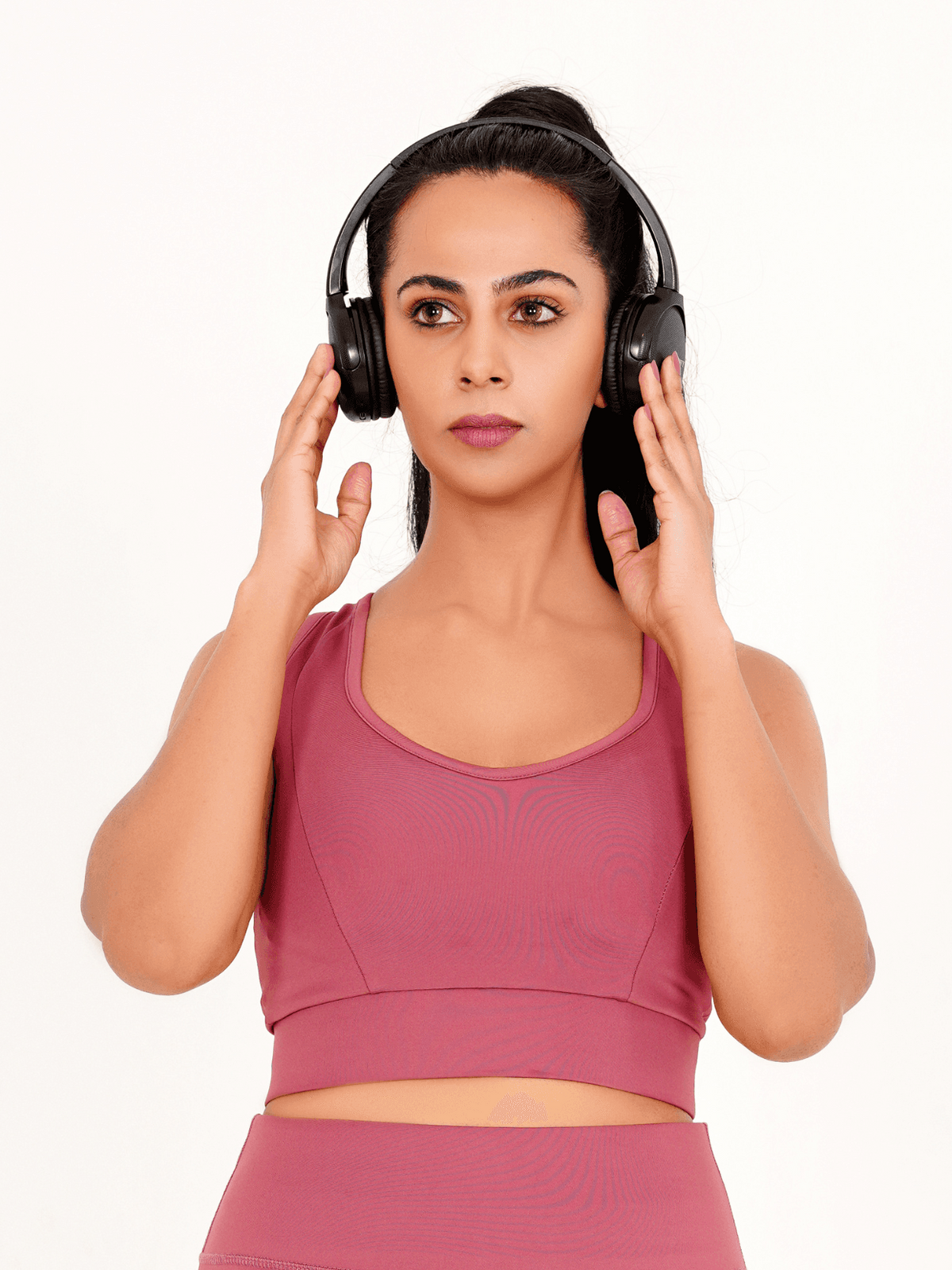 Pro-Fit Padding Sports Bra - Tea Pink - GYMRUN Activewear