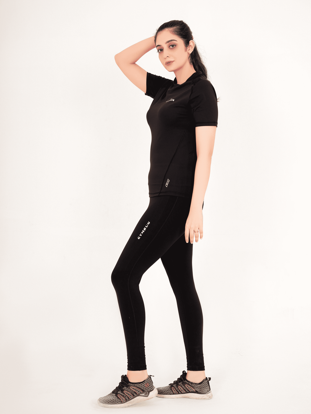Seamless Dry-Fit Shirt - Black - GYMRUN Activewear