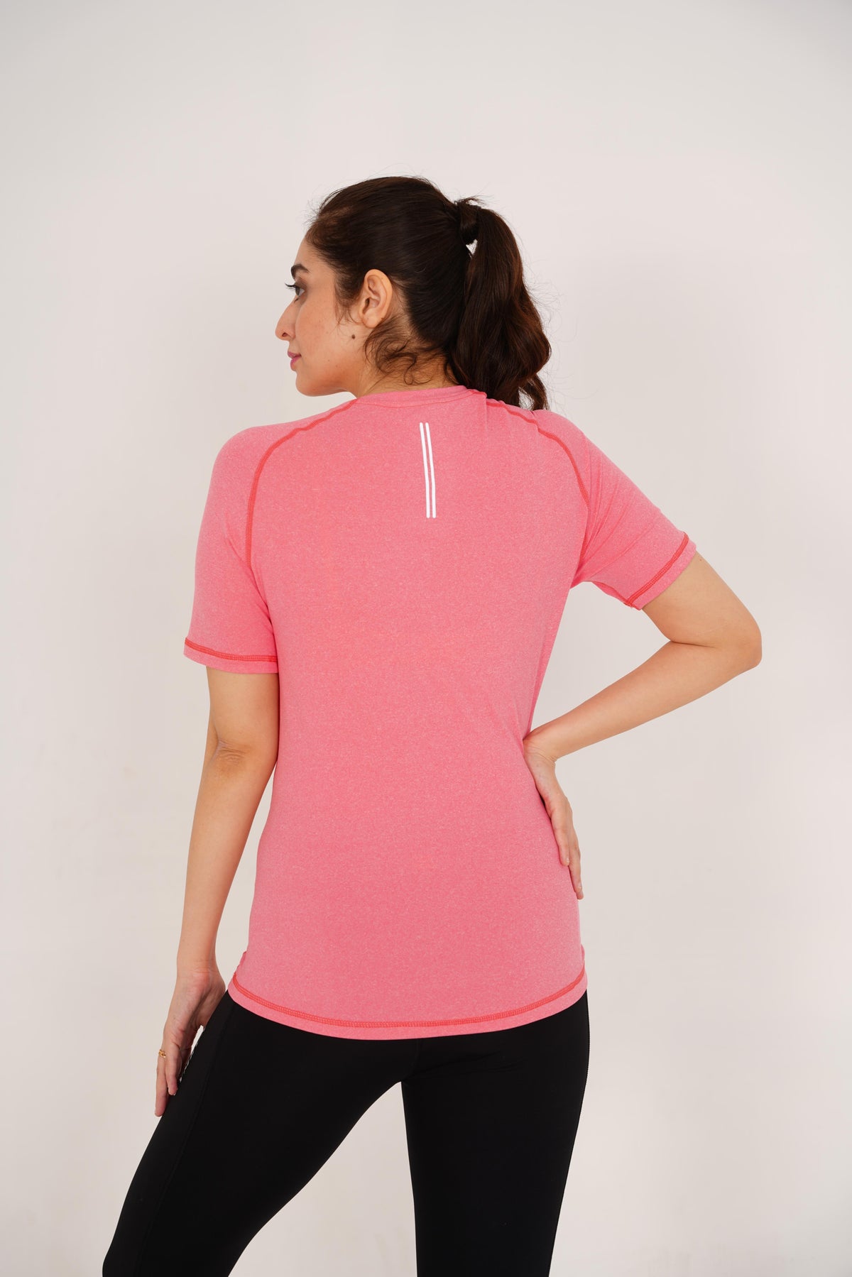 Seamless Dry-Fit Shirt - Pink - GYMRUN Activewear