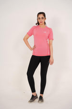 Seamless Dry-Fit Shirt - Pink - GYMRUN Activewear