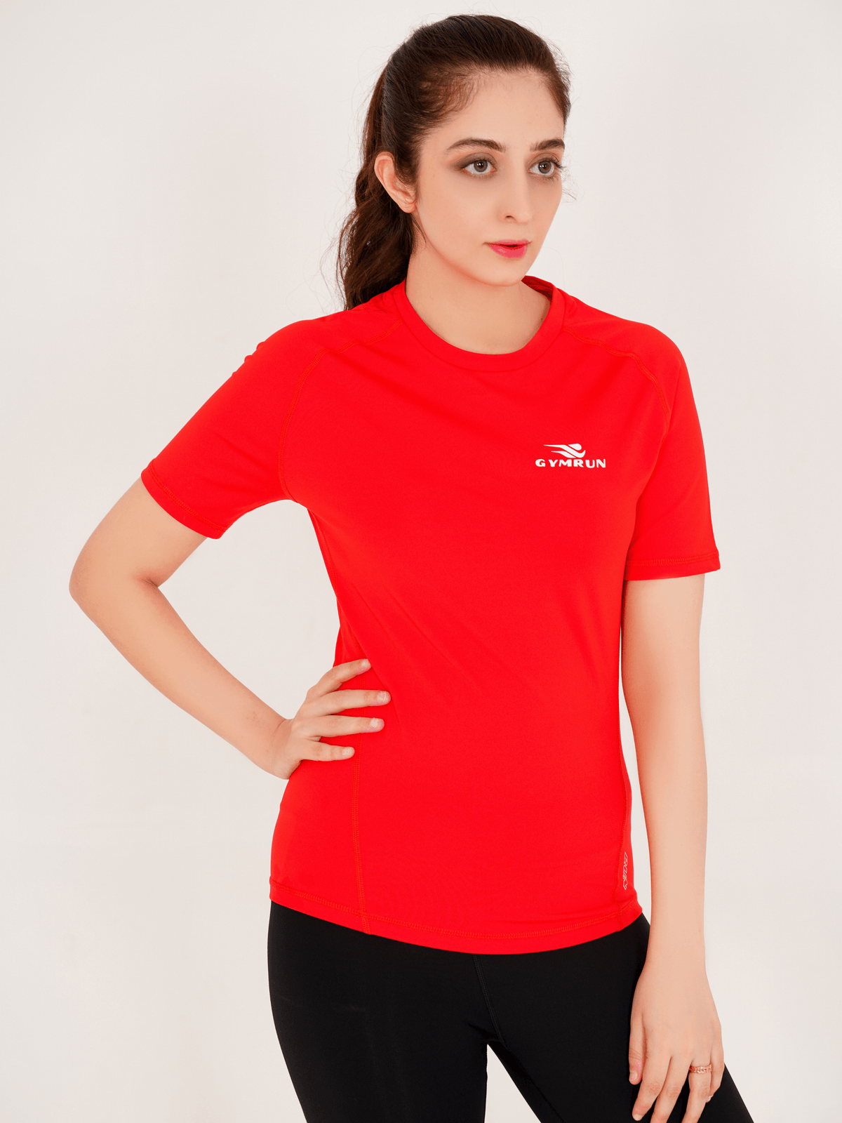 Seamless Dry-Fit Shirt - Red - GYMRUN Activewear