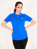 Seamless Dry-Fit Shirt - Royal - GYMRUN Activewear