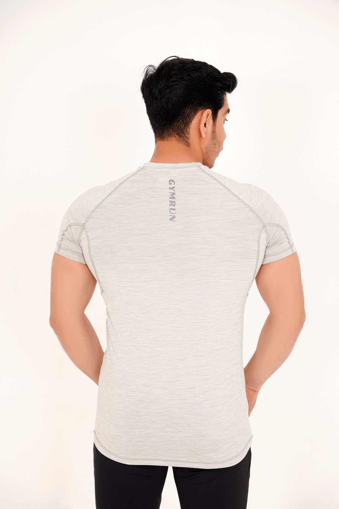 Ultimate Compression Shirt - Light Grey Milange - GYMRUN Activewear