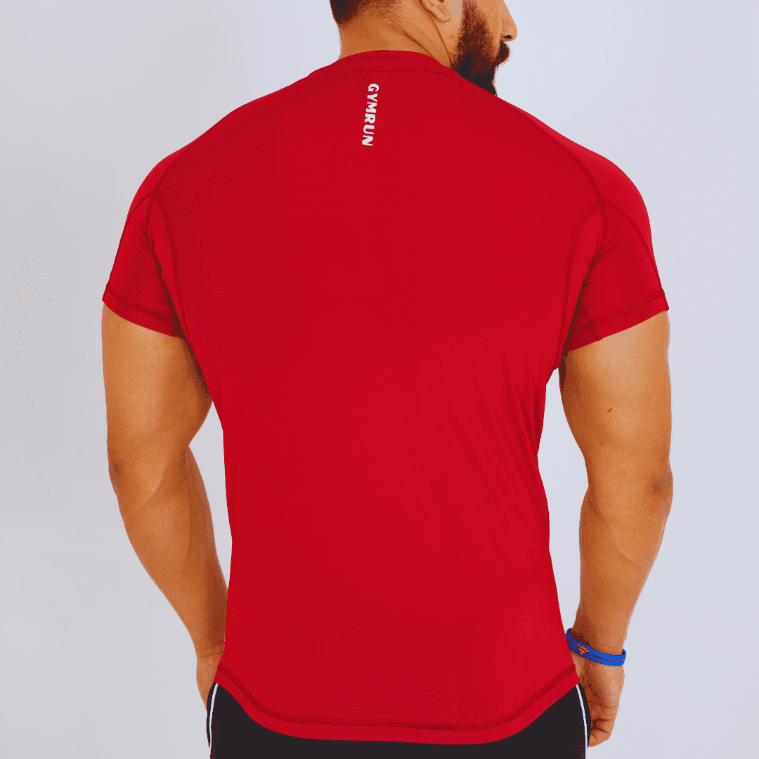 Ultimate Compression Shirt - Maroon - GYMRUN Activewear