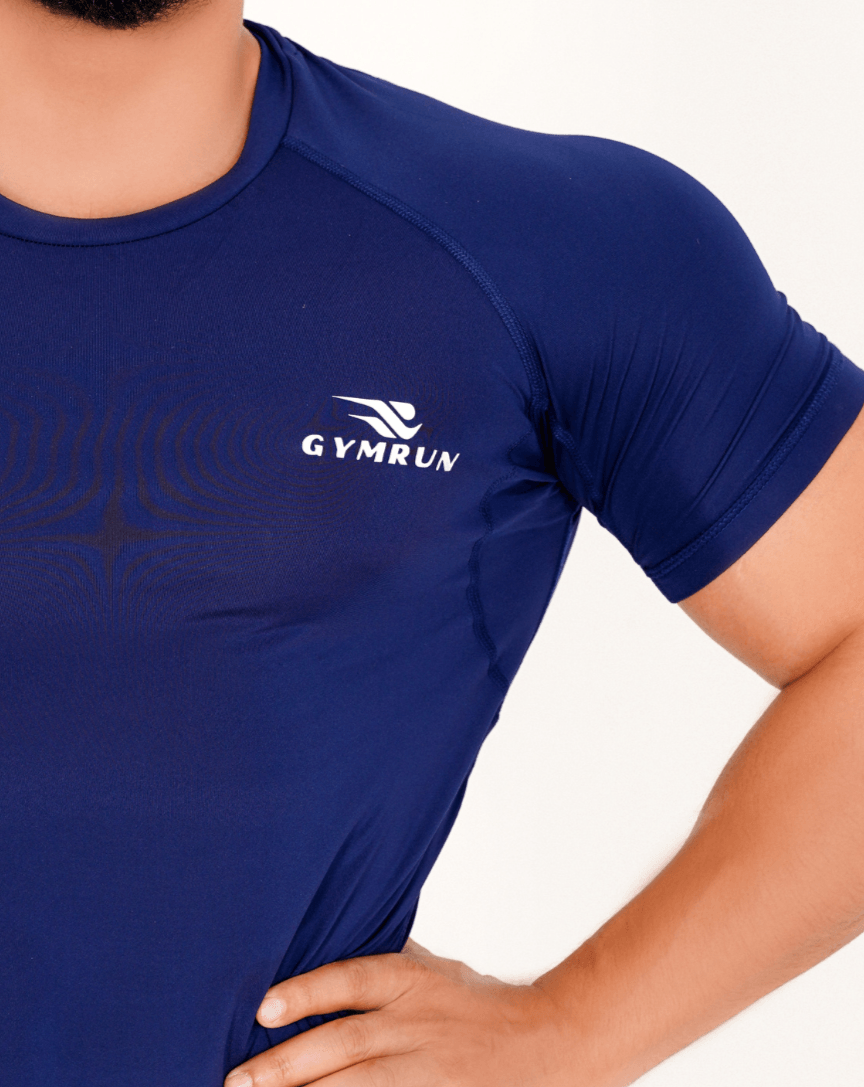 Ultimate Compression Shirt - Navy - GYMRUN Activewear