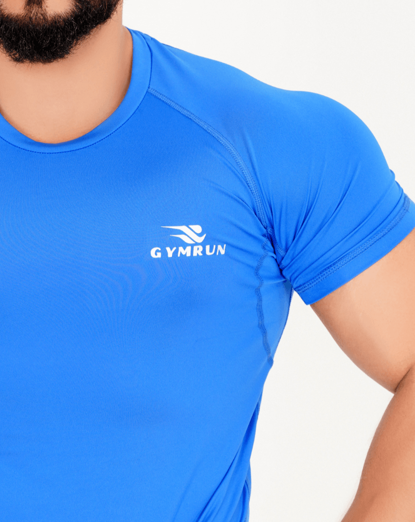 Ultimate Compression Shirt - Royal - GYMRUN Activewear