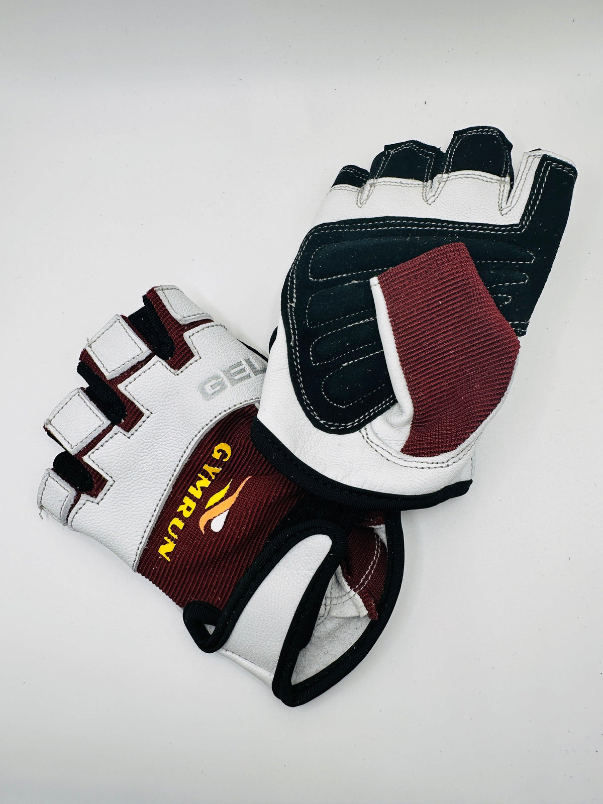 Women's High Performance Gel Gloves - Maroon - GYMRUN Activewear