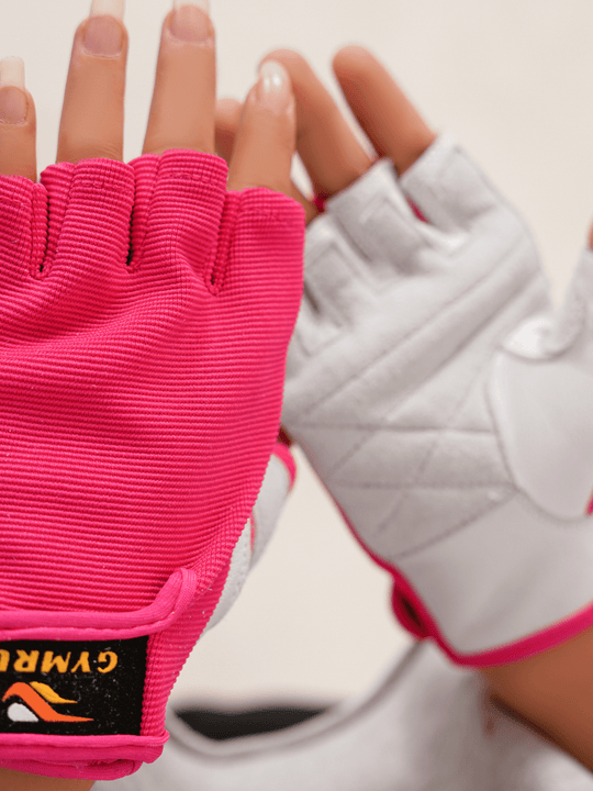 Ladies Training Gloves - Pink - GYMRUN Activewear