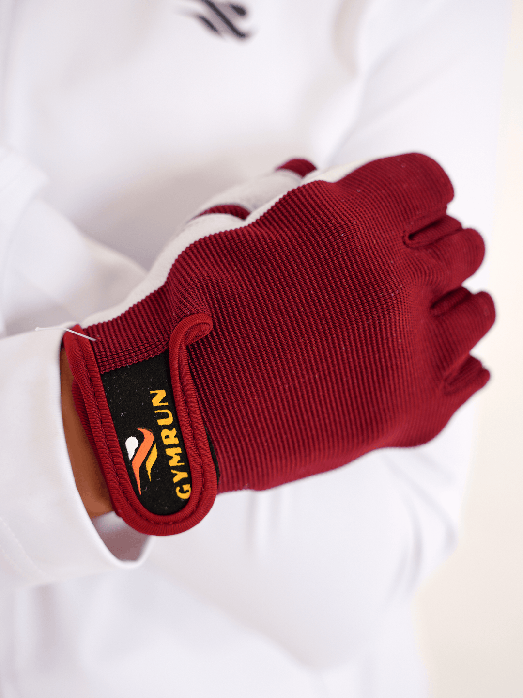 Ladies Training Gloves - Maroon - GYMRUN Activewear