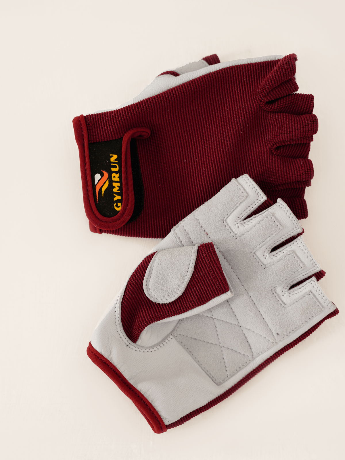 Ladies Training Gloves - Maroon - GYMRUN Activewear