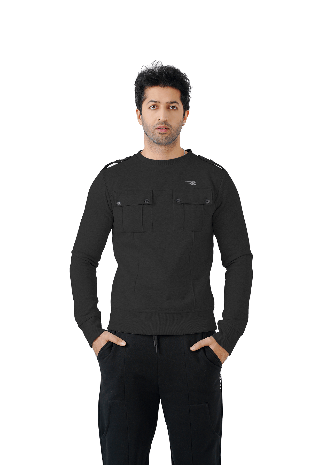 Soft Nest Fleece Shirt - Black