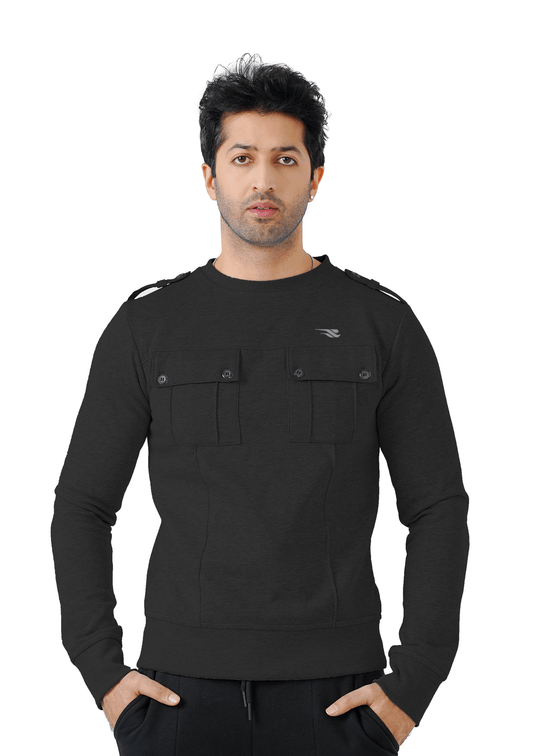 Soft Nest Fleece Shirt - Black