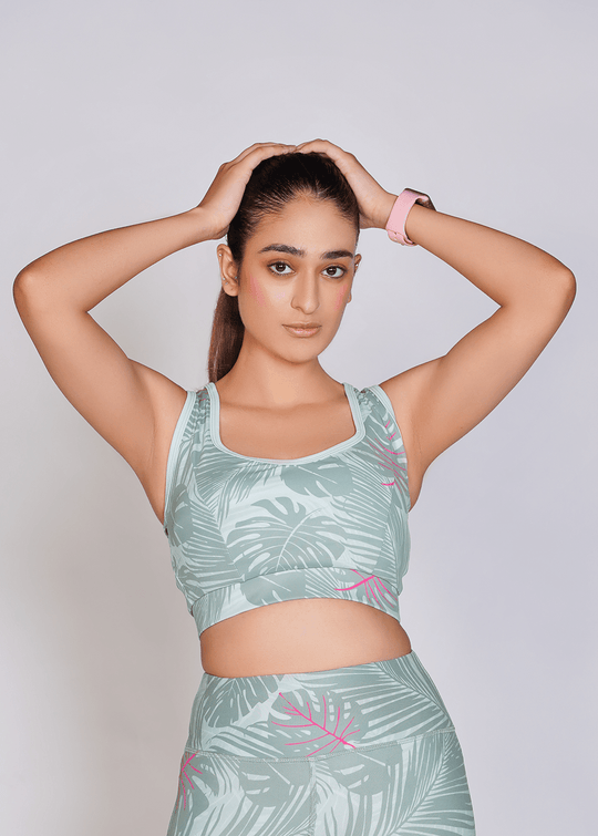 Pro-Fit Sublimated Sports Bra - White