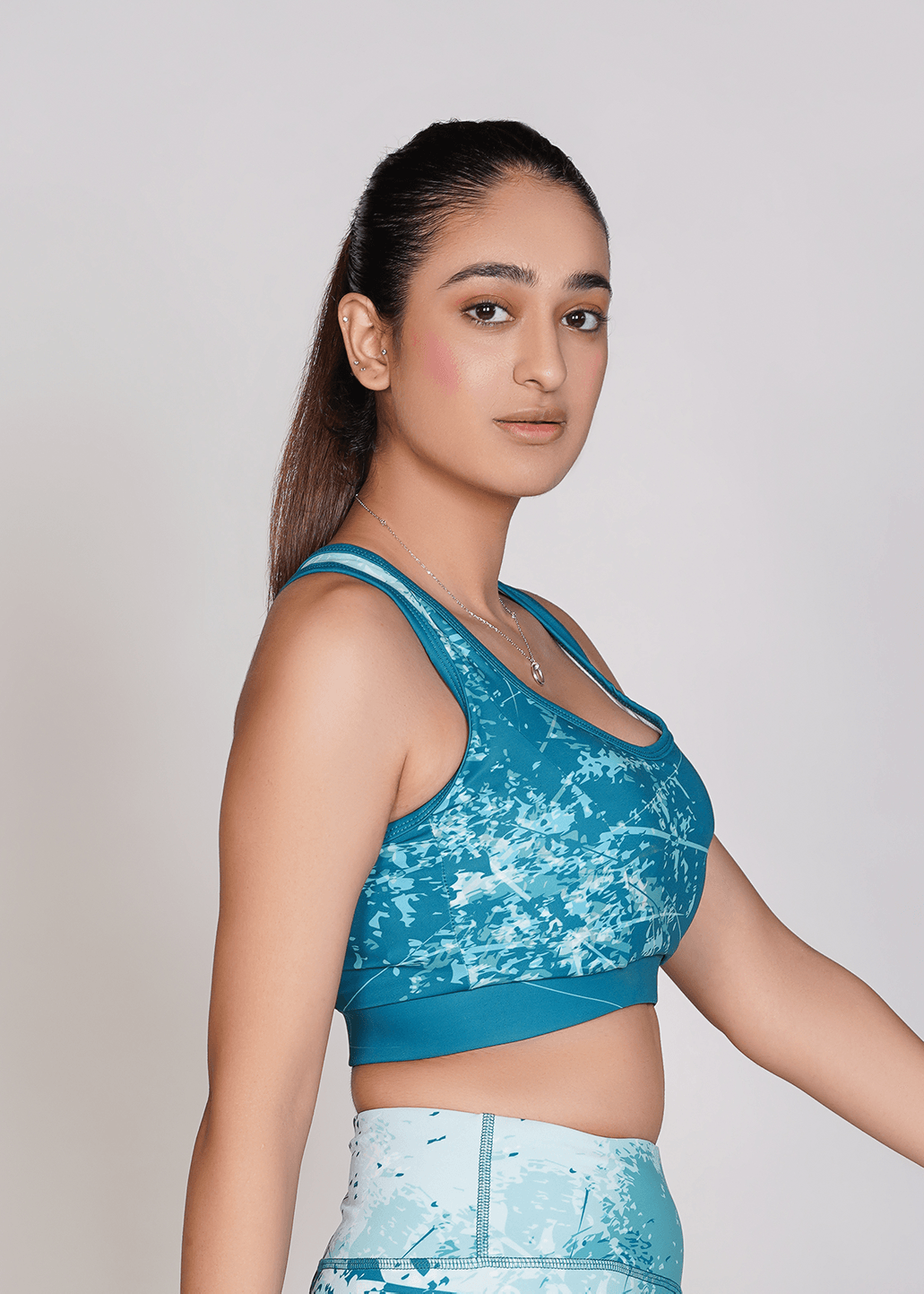 Pro-Fit Sublimated Sports Bra - Blue