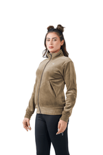 Velvet Ridge Cord Jacket - Beige