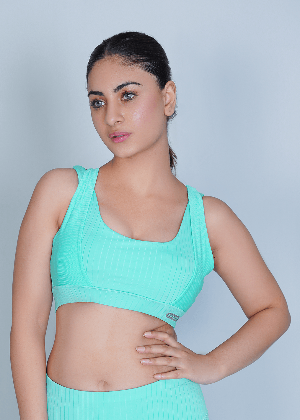 Classic Vent Set (Sports Bra + Legging) - Blue
