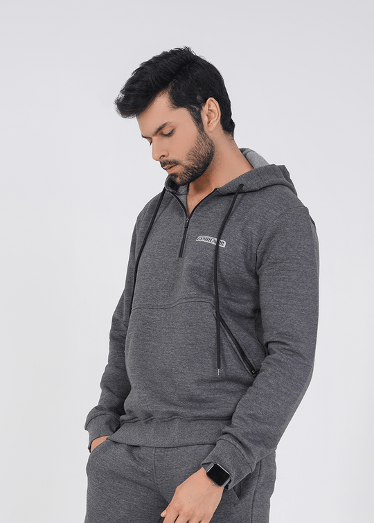Crest Hoodie - Charcoal
