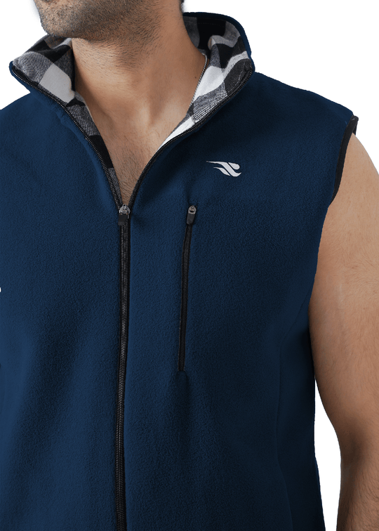 Comfy Polar Vest - Navy