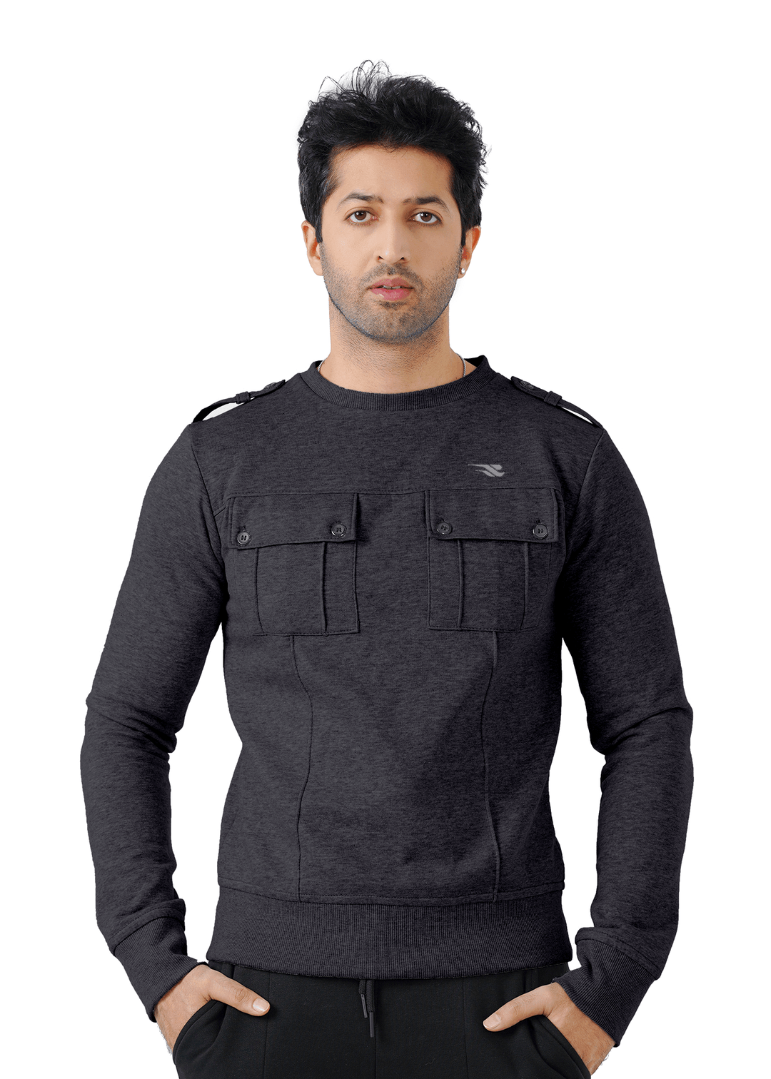 Soft Nest Fleece Shirt - Charcoal