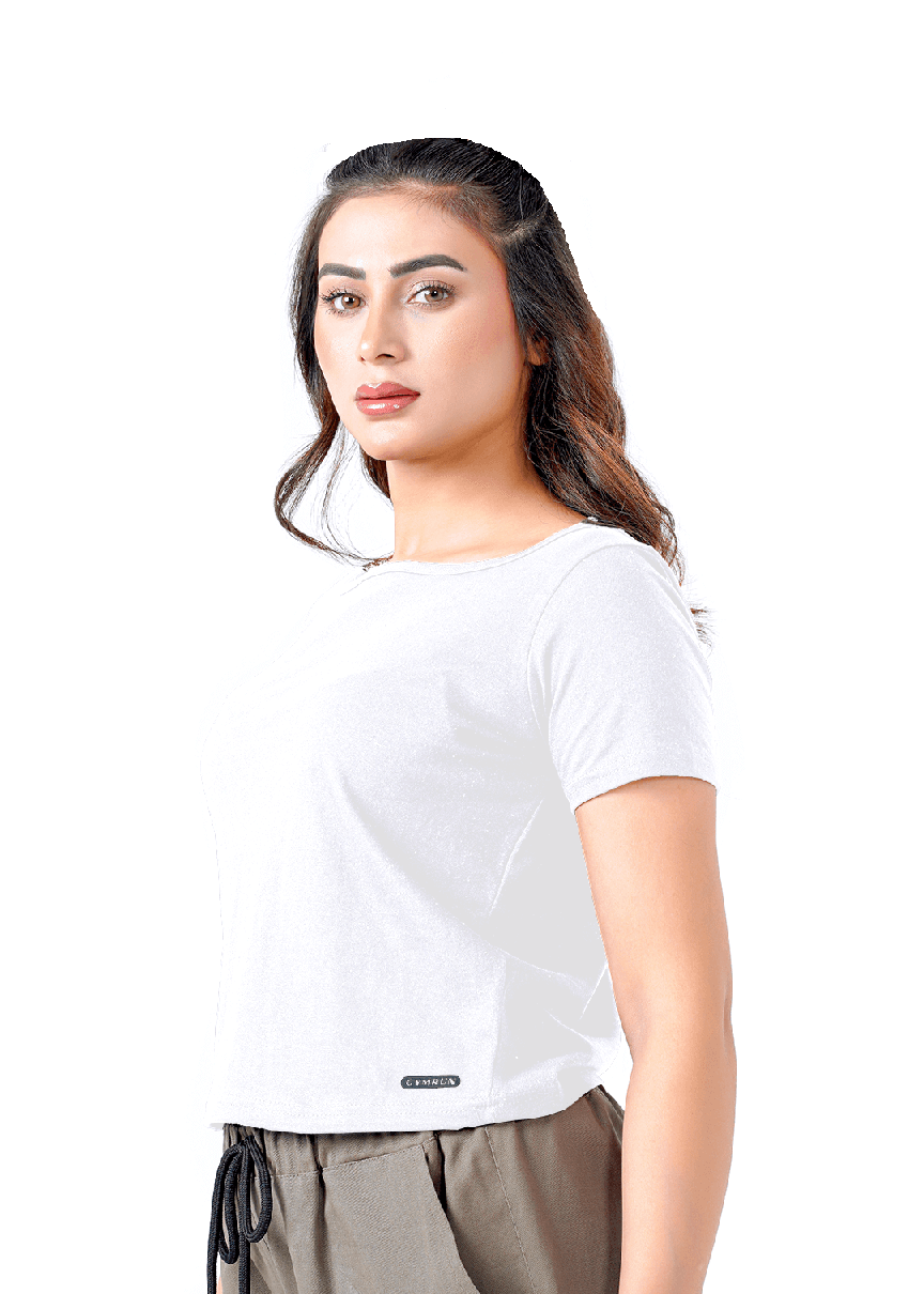 Open Aura Top - White