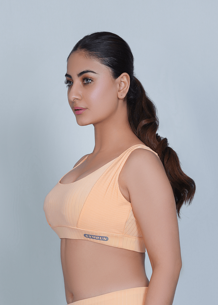 Classic Vent Sports Bra - Orange