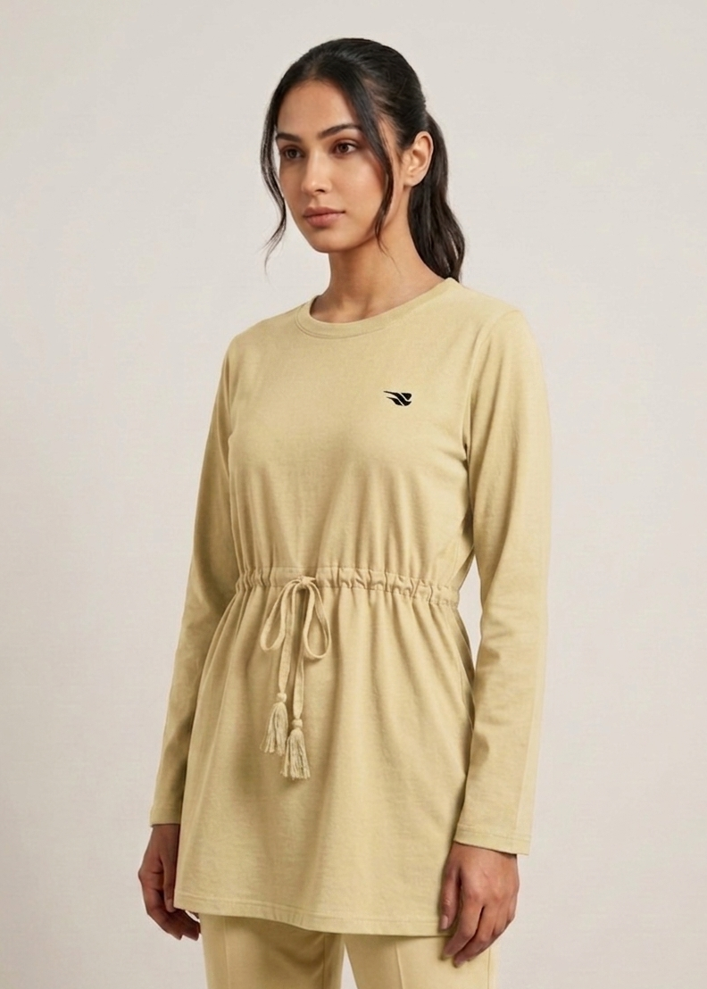 Comfy Oversized Top - Yellow