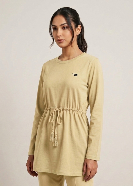 Comfy Oversized Top - Yellow