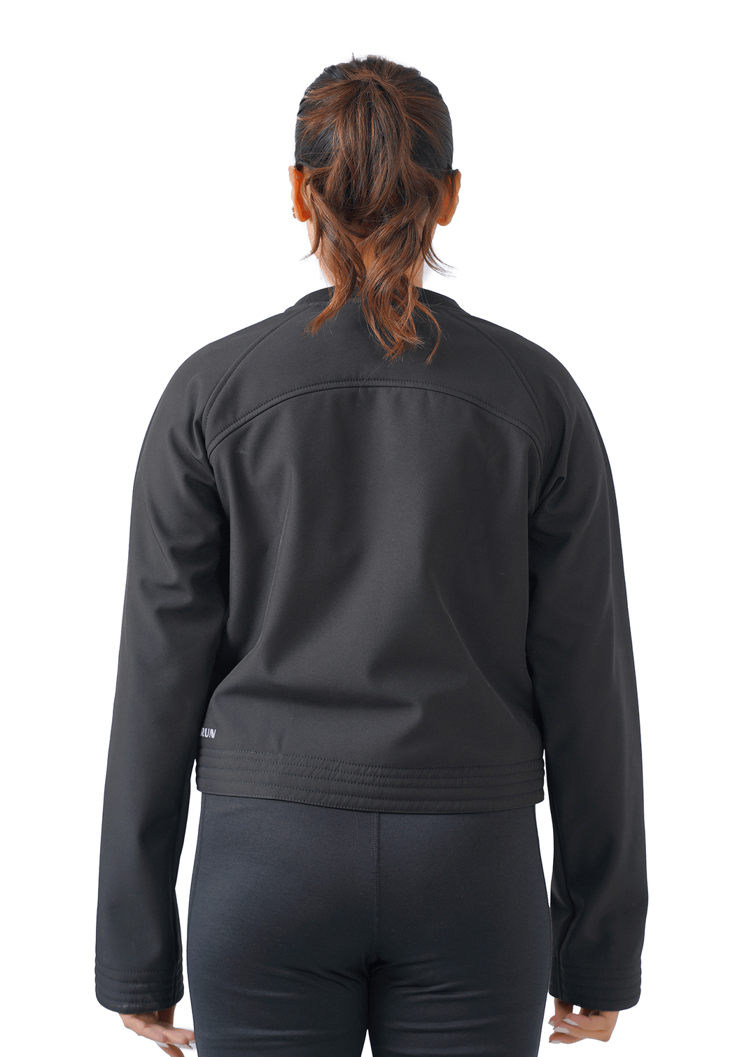 Frost Nest Cropped Jacket - Black