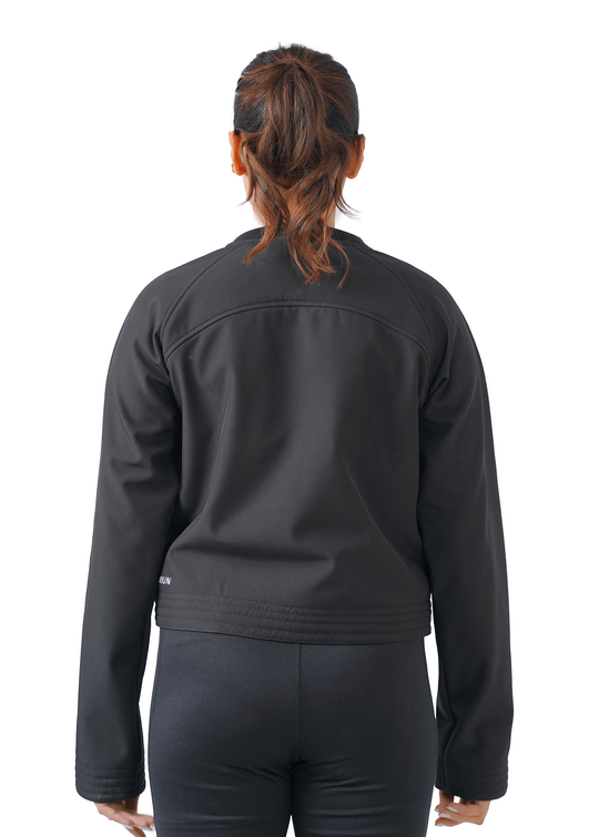 Frost Nest Cropped Jacket - Black