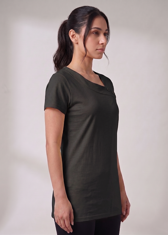 Elara Softline Top - Black
