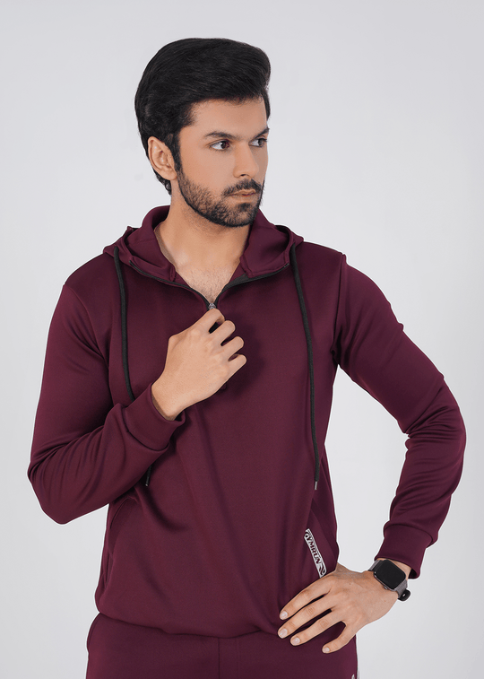 Trainer Hoodie - Maroon
