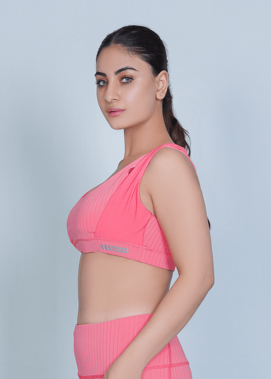 Classic Vent Sports Bra - Pink