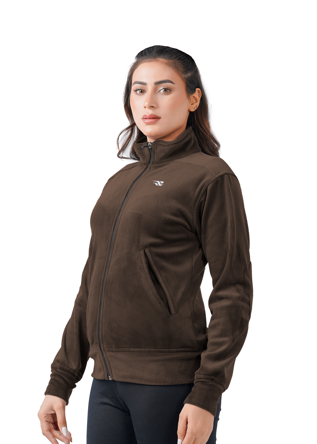 Velvet Ridge Cord Jacket - Brown