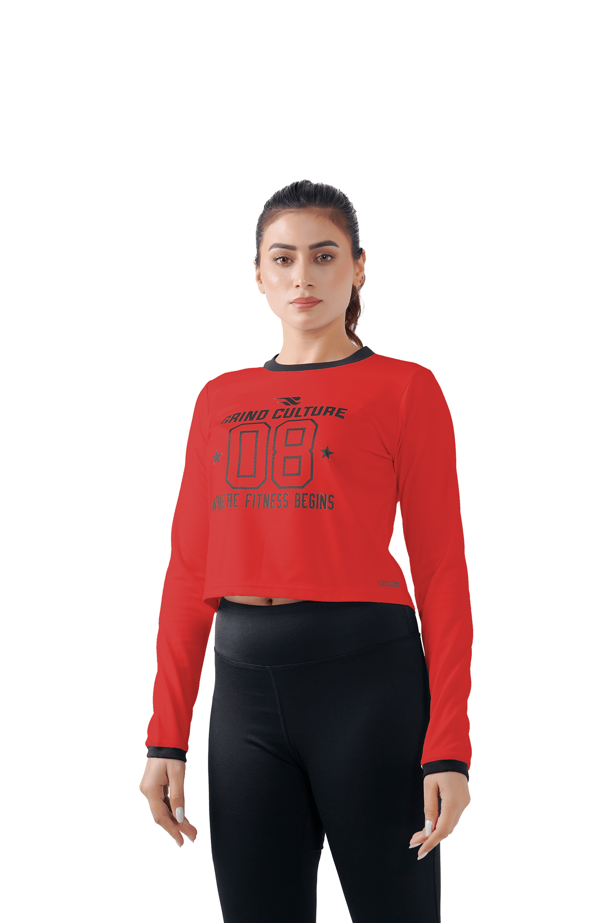 Warm Vibes Full Sleeves Top - Red