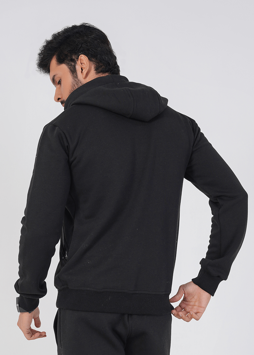 Crest Hoodie - Black