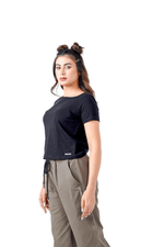 Open Aura Top - Black